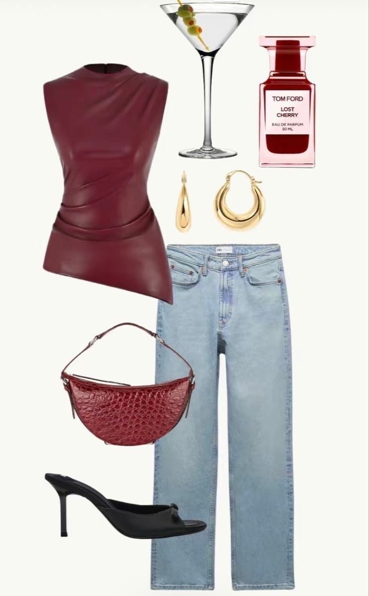 Burgundy Top
