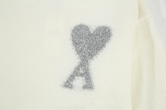 AMI - HEART SWEATER