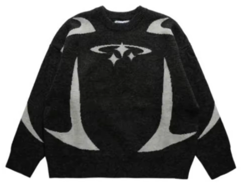 FITSUPPLY Y2K Black Sweater