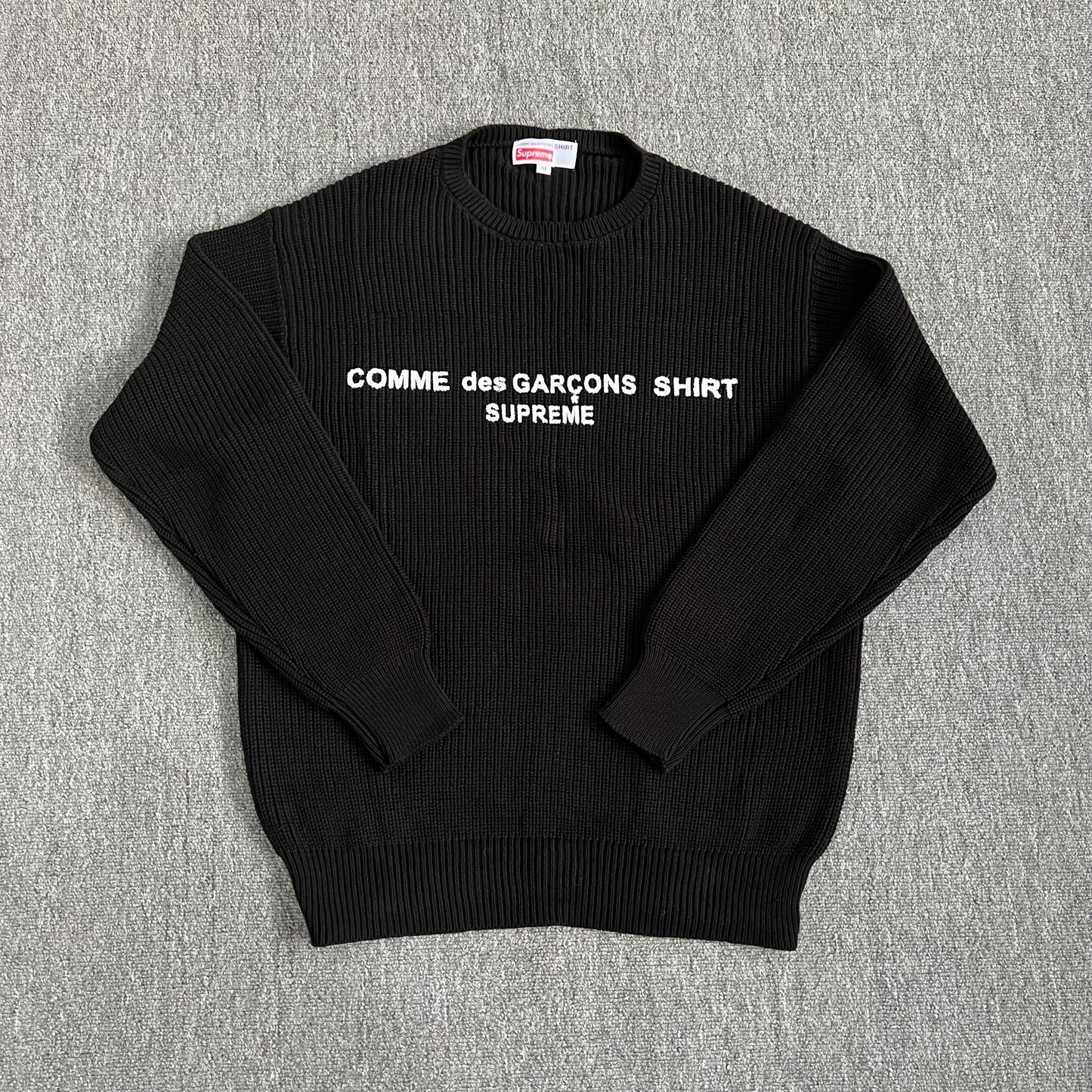 Sup CDG Ribbled Sweater