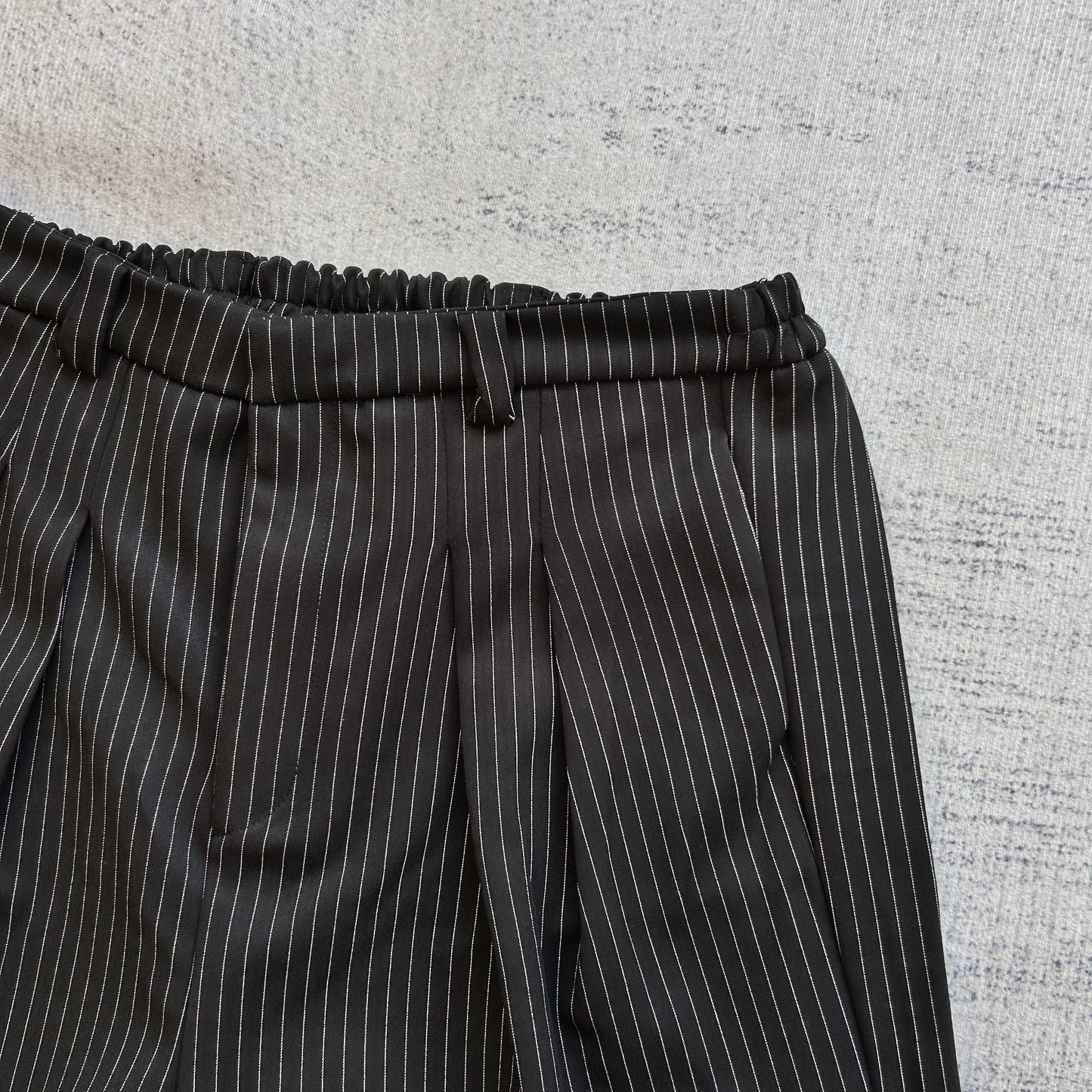 SHIZO Pleated Striped Shorts