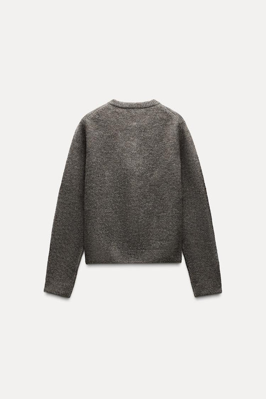 METAL BUTTONS KNIT CARDIGAN