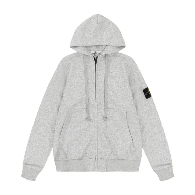 FITSUPPLY x Stone Zip Up Gray