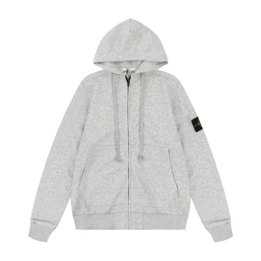 FITSUPPLY x Stone Zip Up Gray