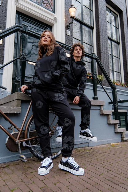 FITSUPPLY X Denim Trs Hoodie Black Mono