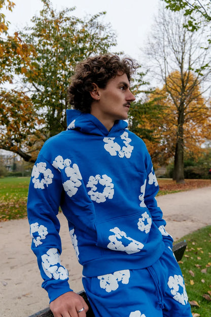 FITSUPPLY X Denim Trs Hoodie Royal Blue