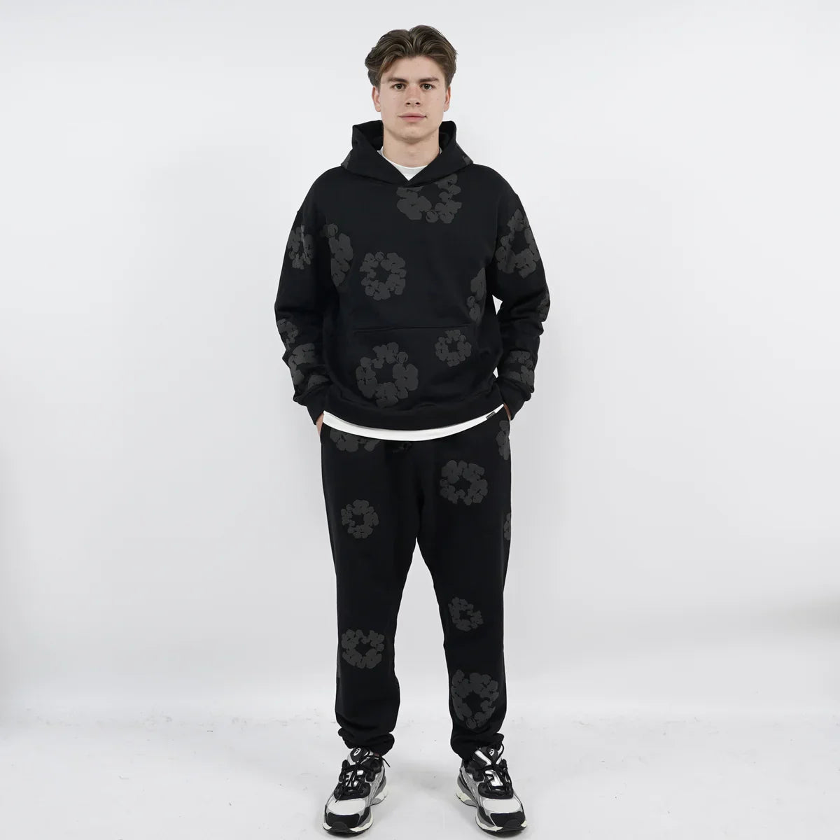 FITSUPPLY X Denim Trs Hoodie Black Mono