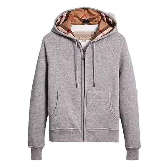 FITSUPPLY Chequered Zip Hoodie