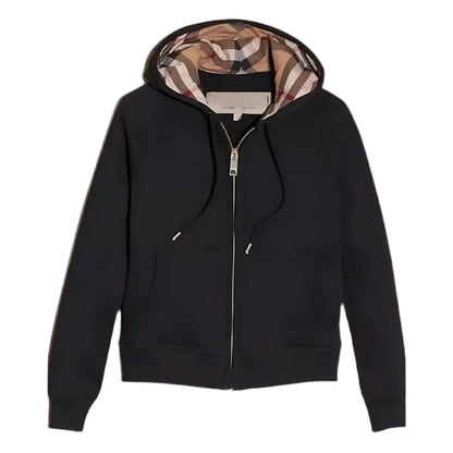 FITSUPPLY Chequered Zip Hoodie