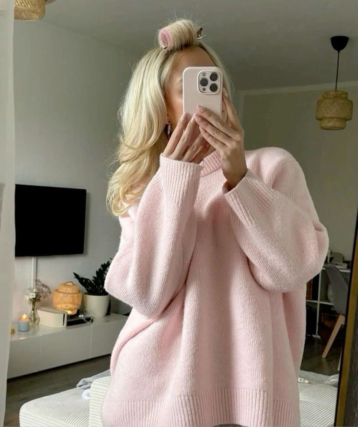 Oversized Pink sweater