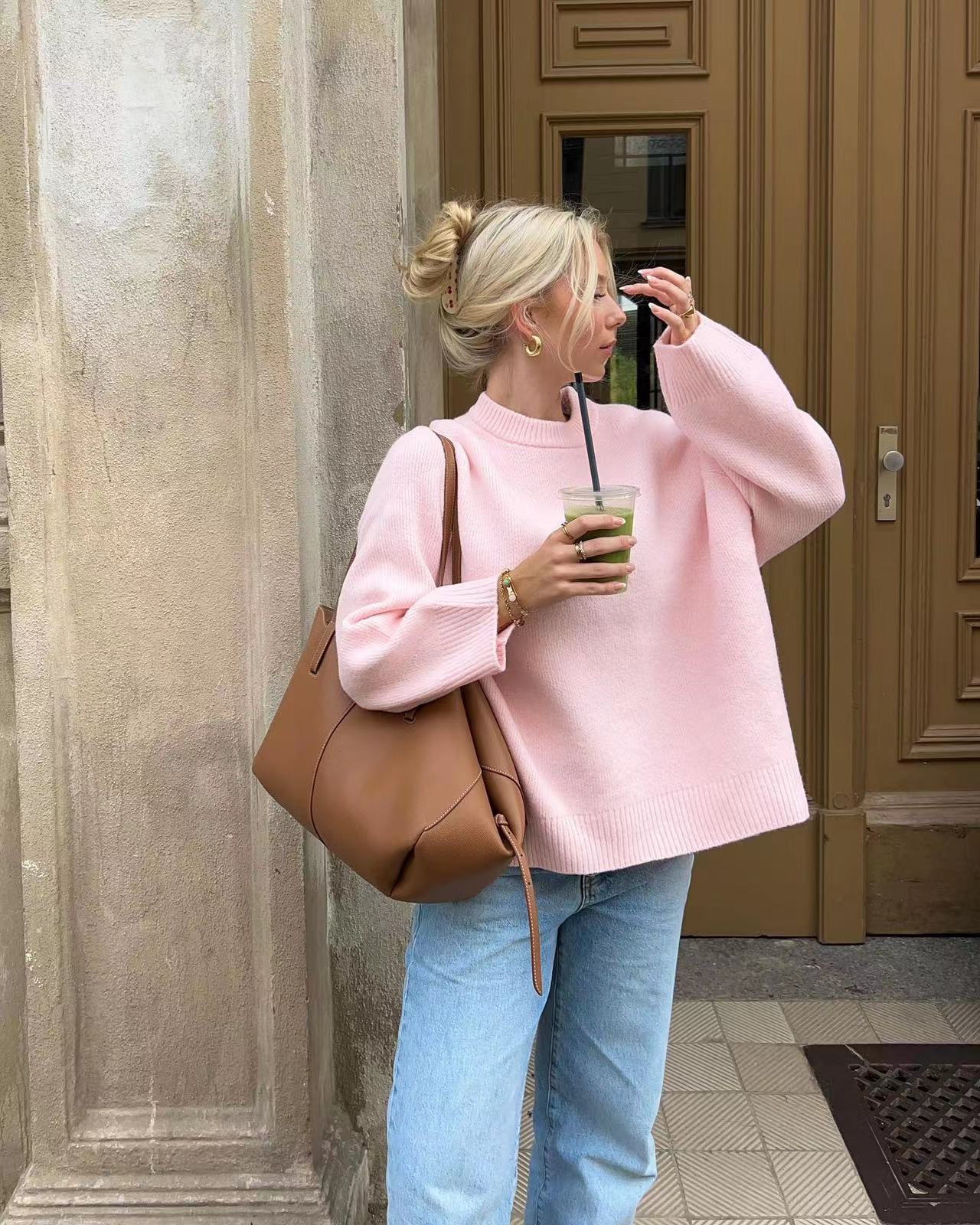 Oversized Pink sweater