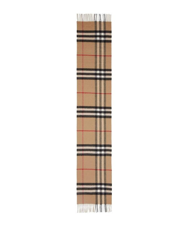 Chequered Cashmere Scarf