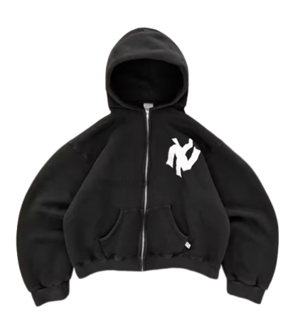 FITSUPPLY Kimbo Zip Up- Black