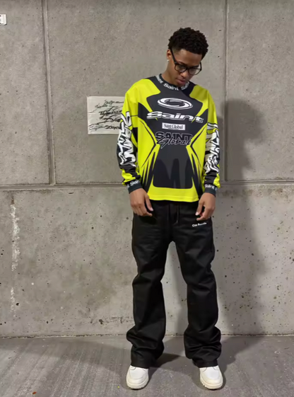 FITSUPPLY Saint Black/Yellow Long Sleeve