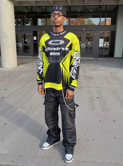 FITSUPPLY Saint Black/Yellow Long Sleeve