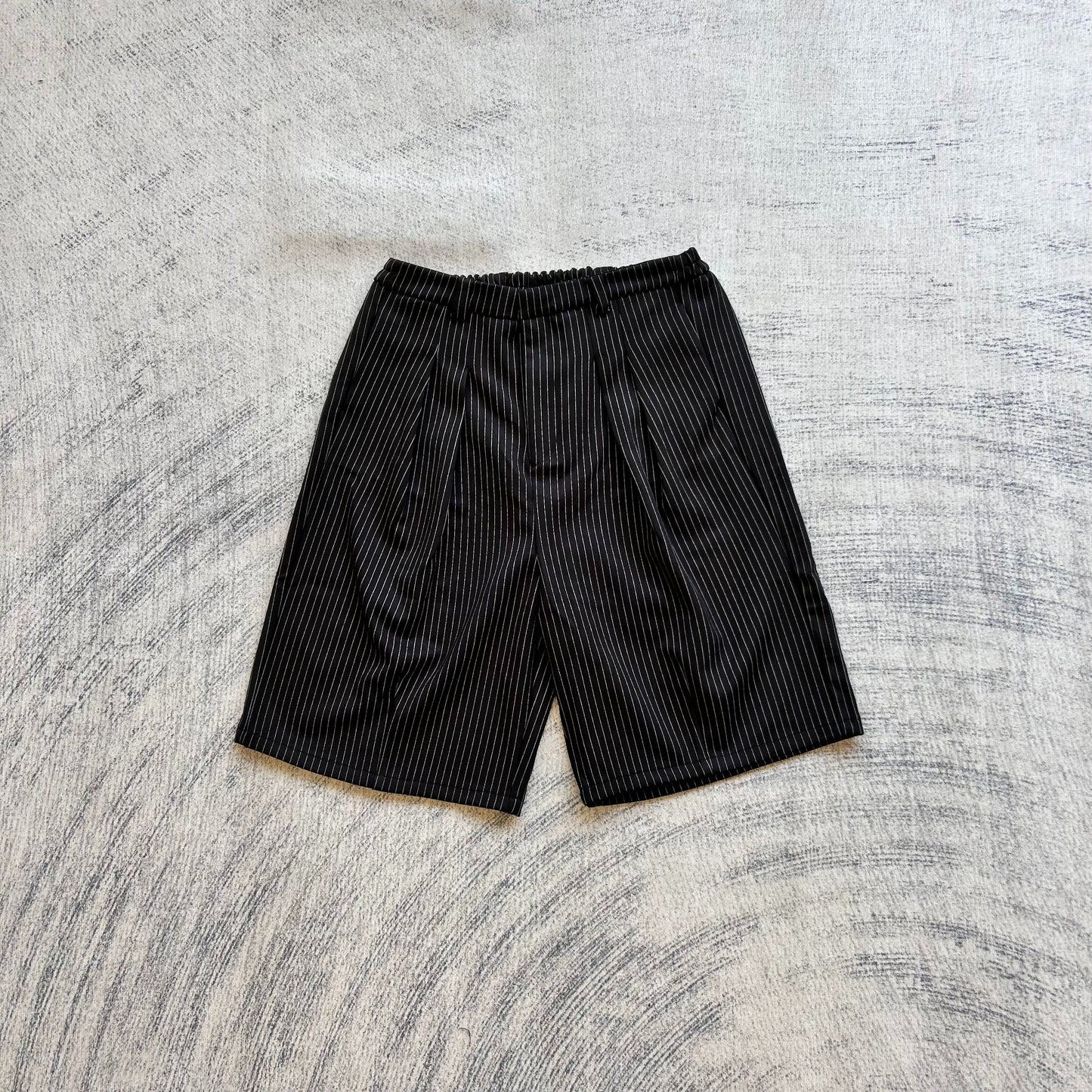 SHIZO Pleated Striped Shorts