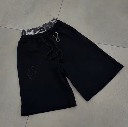 Kina - Double Waisted Camo Shorts