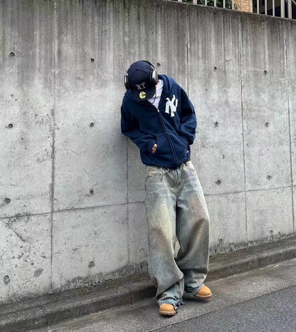 New York Zip Up Hoodie