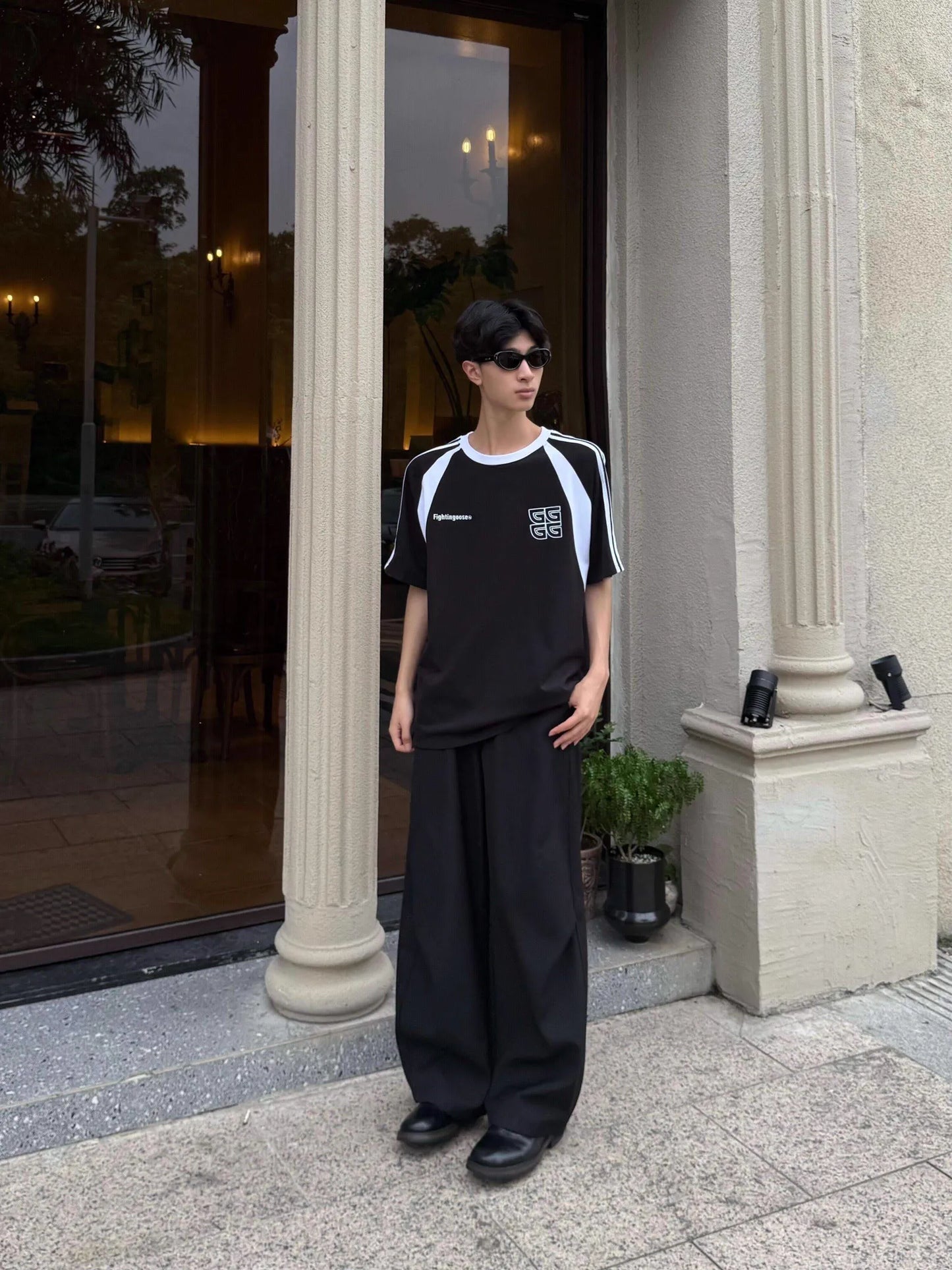 CYRUS - Wide Leg Pantalon Pants